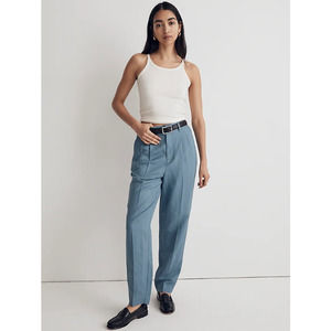 Madewell Tailored Tapered Pant 2 Petite Ocean Blue